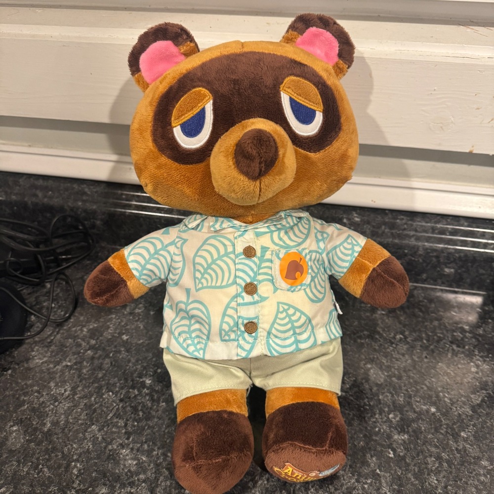 Build A Bear Animal Crossing New Horizons Tom Nook Stuffed Plush Toy Nintendo - Picture 2 of 10